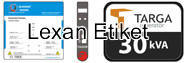Lexan Etiketler